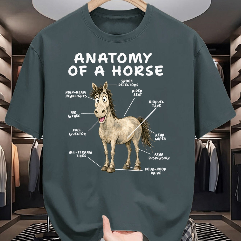 Best Horse Lover Shirt , Funny Horse UnisexT-Shirt/Hoodie/Sweatshirt HLT00 - Funny Horse Anatomy Equestrian Stable Life Humor T-Shirt