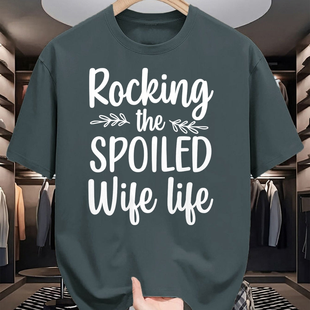 Best Wife Shirt, Wife and Husband Unisex T-Shirt/Hoodie/Sweatshirt HLT00 - Gift for wife T shirt, spoiled wife   Funny Spoiled Wife Art For Women Girls Husband Spoiled Wife Pu (1)