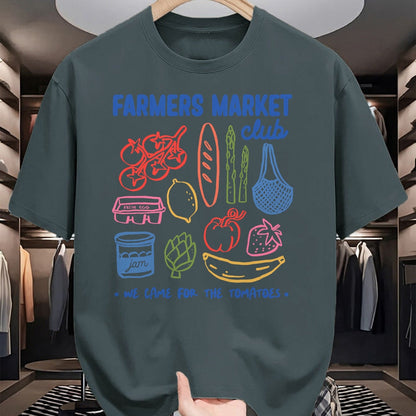 Best Farmer Life Shirt, Funny Farmer UnisexT-Shirt/Hoodie/Sweatshirt HLT00 - Farmers Market Club Fresh Veggies Foodie Cottagecore T-Shirt