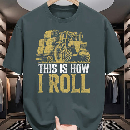 Best Farmer Life Shirt, Funny Farmer UnisexT-Shirt/Hoodie/Sweatshirt HLT00 - Hay Season - This is How I Roll - Tractor Farmer T-Shirt