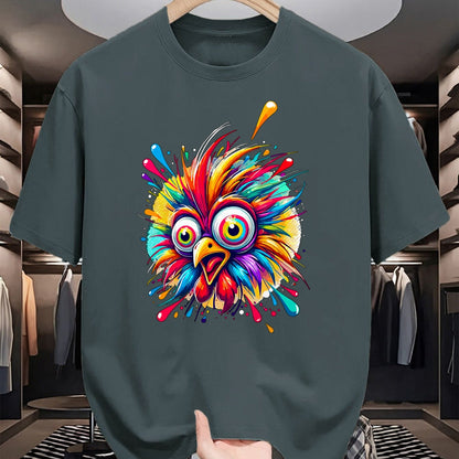 Best Farmer Life Shirt, Funny Farmer UnisexT-Shirt/Hoodie/Sweatshirt HLT00 -Colorful Crazy Chicken Farmer T-Shirt