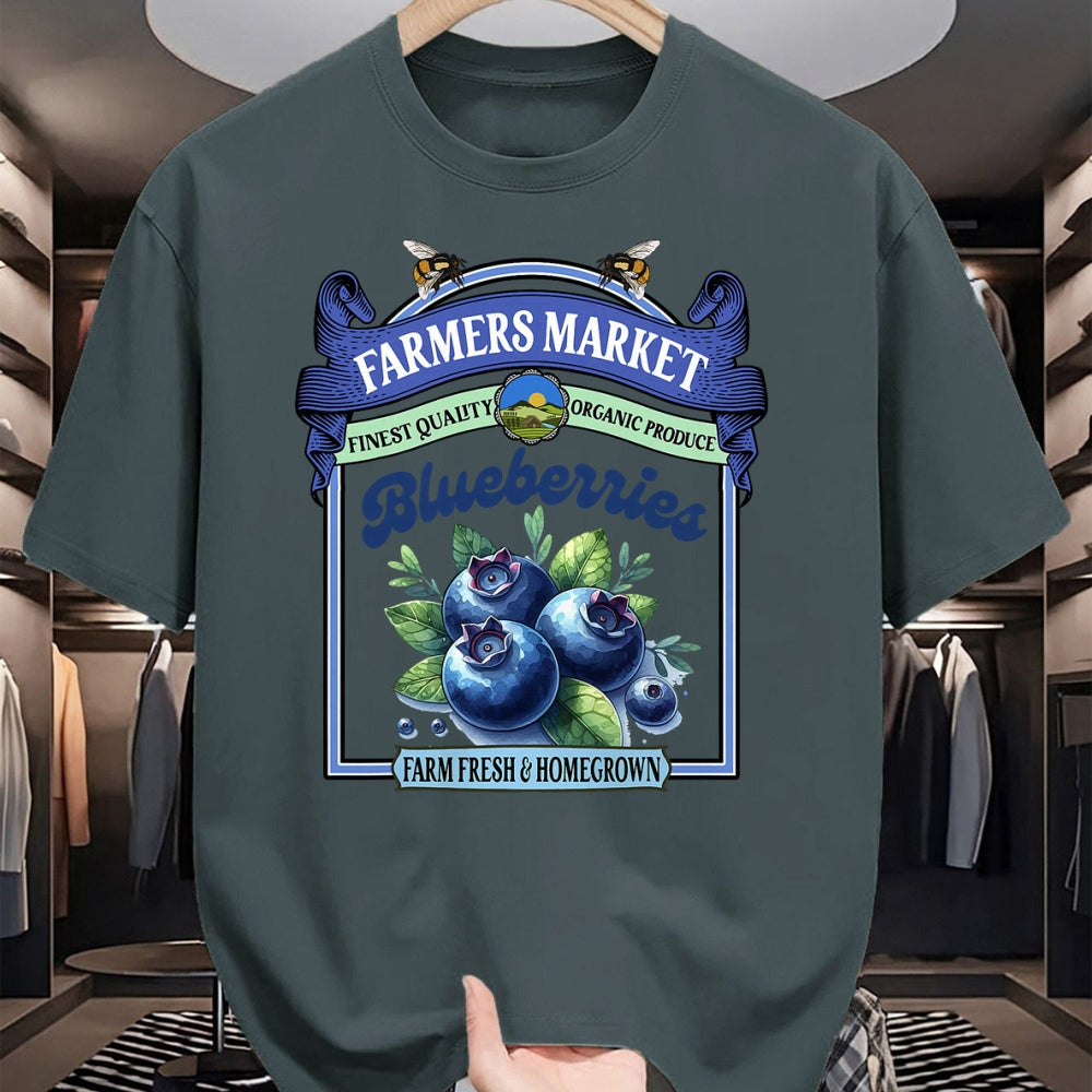 Best Farmer Life Shirt, Funny Farmer UnisexT-Shirt/Hoodie/Sweatshirt HLT00 - Farmers Market Fresh Gardening Farmers Market Blueberries T-Shirt