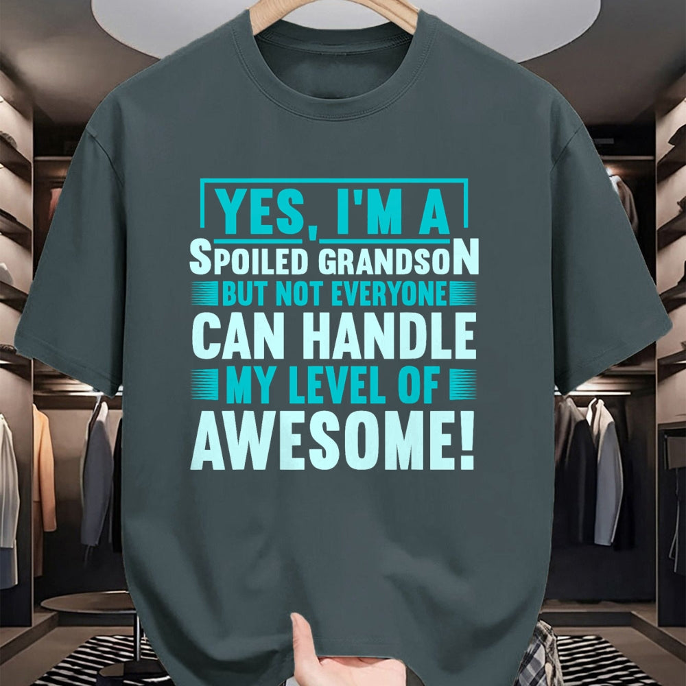 Best Grandma Shirt, Proud Grandma Unisex T-Shirt/Hoodie/Sweatshirt HLT00 - Grandma Spoiled Grandson Grandparents T-Shirt