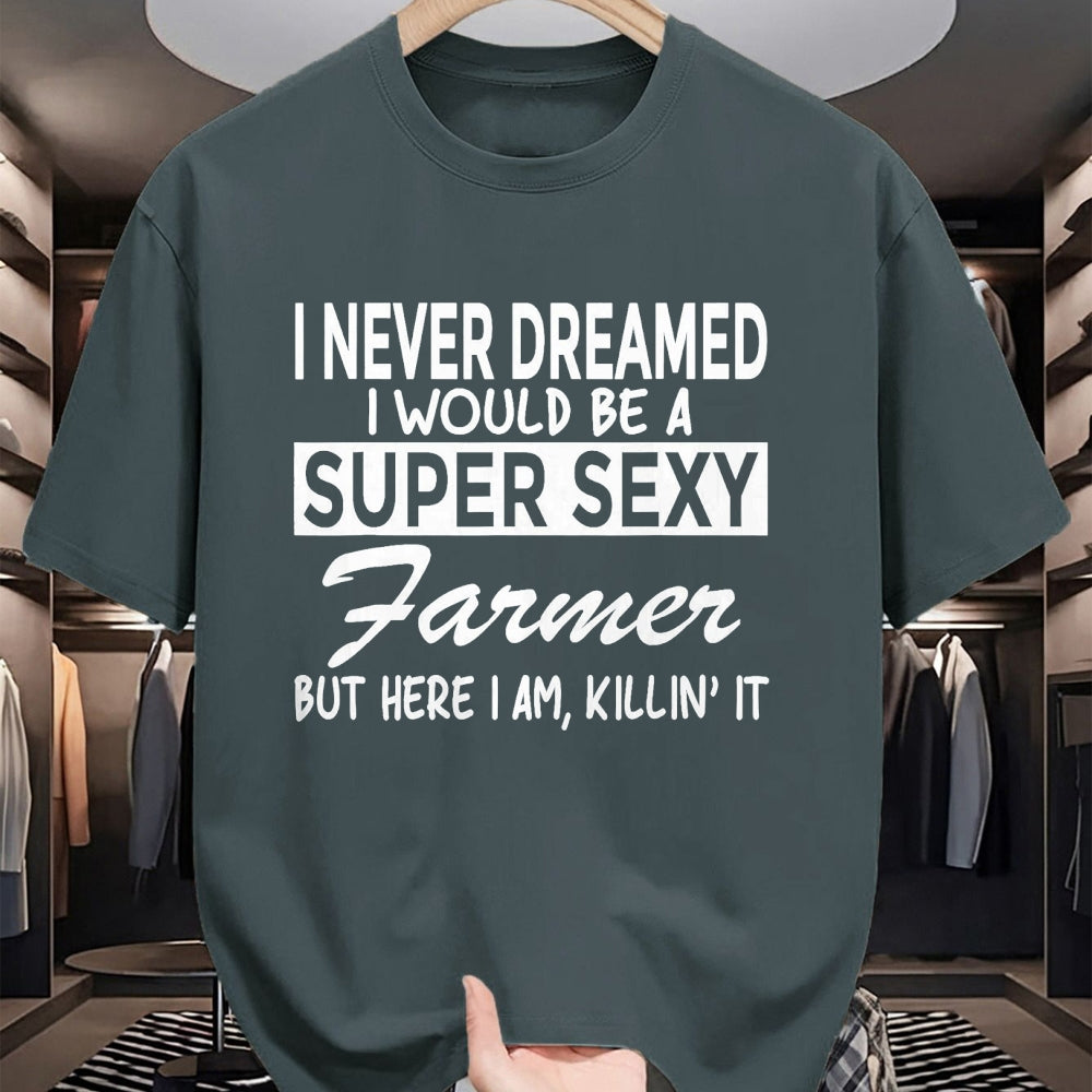 Best Farmer Life Shirt, Funny Farmer UnisexT-Shirt/Hoodie/Sweatshirt HLT00 - Super Sexy Farmer Funny Farm T-Shirt T-Shirt, Men, Black, 3X-Large
