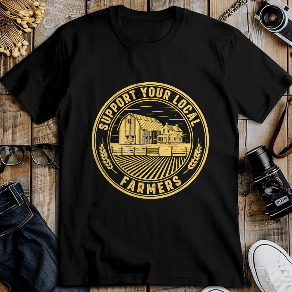 Best Farmer Life Shirt, Funny Farmer UnisexT-Shirt/Hoodie/Sweatshirt HLT00 - Vintage Support Your Local Farmers Farming Farm Farmer T-Shirt (3)