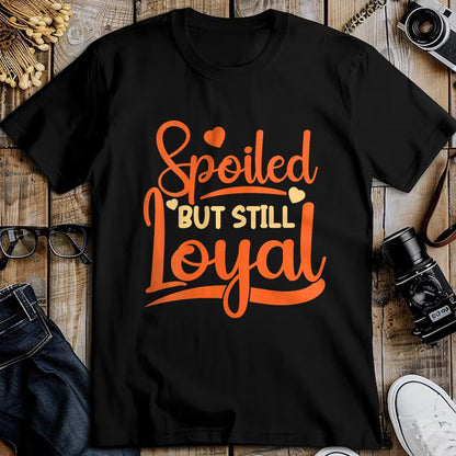 Best Wife Shirt, Wife and Husband Unisex T-Shirt/Hoodie/Sweatshirt HLT00 - Gift for wife T shirt, spoiled wife   Womens Funny Wife Spoiled But Still Loyal Spoiled Wife V-Neck (1)