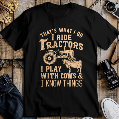 Best Farmer Life Shirt, Funny Farmer UnisexT-Shirt/Hoodie/Sweatshirt HLT00 - Funny Farmer Cowboy Gift That's What I Do I Ride Tractors T-Shirt