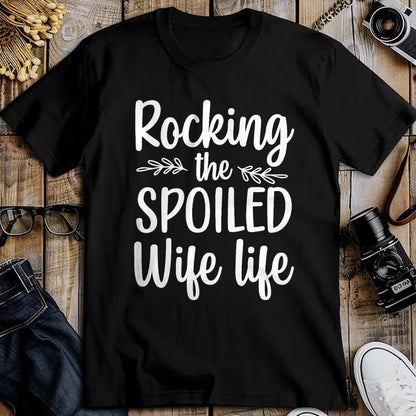 Best Wife Shirt, Wife and Husband Unisex T-Shirt/Hoodie/Sweatshirt HLT00 - Gift for wife T shirt, spoiled wife   Funny Spoiled Wife Art For Women Girls Husband Spoiled Wife Pr (27)