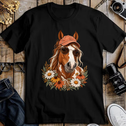 Best Horse Lover Shirt , Funny Horse UnisexT-Shirt/Hoodie/Sweatshirt HLT00 - Cute Floral Horse Western Cowgirl for Kids Girls T-Shirt