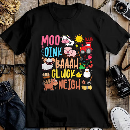 Best Farmer Life Shirt, Funny Farmer UnisexT-Shirt/Hoodie/Sweatshirt HLT00 - Farm Animals Sounds Oink Baa Neigh Cluck Moo Kids Farmer T-Shirt