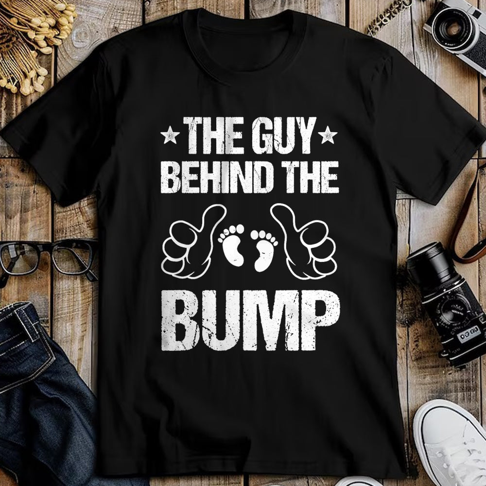 Best Wife Shirt, Wife and Husband Unisex T-Shirt/Hoodie/Sweatshirt HLT00 - The Guy Behind The Bump Pregnancy Announcement For Dad T-Shirt