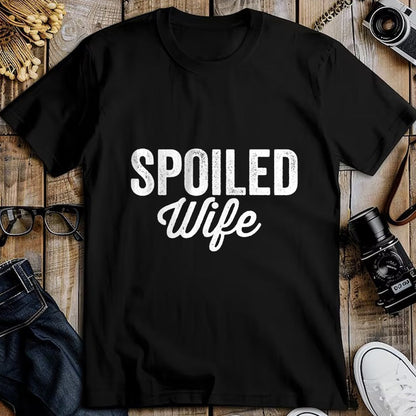 Best Wife Shirt, Wife and Husband Unisex T-Shirt/Hoodie/Sweatshirt HLT00 - Gift for wife T shirt, spoiled wife   Broke Husband Spoiled Wife Funny Matching Couples T-Shirt