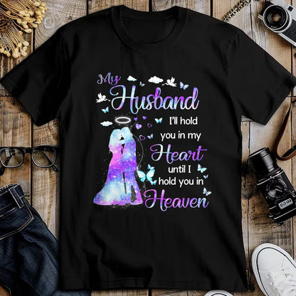 Best Wife Shirt, Wife and Husband Unisex T-Shirt/Hoodie/Sweatshirt HLT00 - My Husband in Heaven T-Shirt