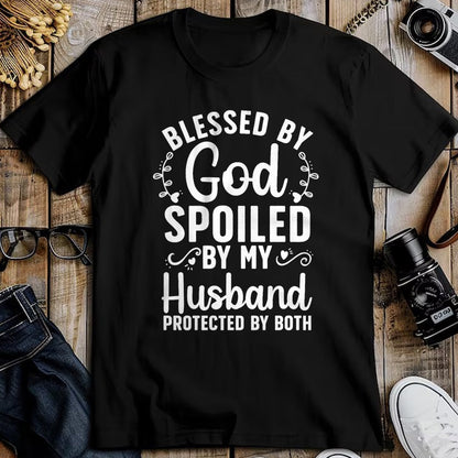 Best Wife Shirt, Wife and Husband Unisex T-Shirt/Hoodie/Sweatshirt HLT00 - Gift for wife T shirt, spoiled wife   Funny Spoiled Wife Art For Women Girls Husband Spoiled Wife Pr (14)