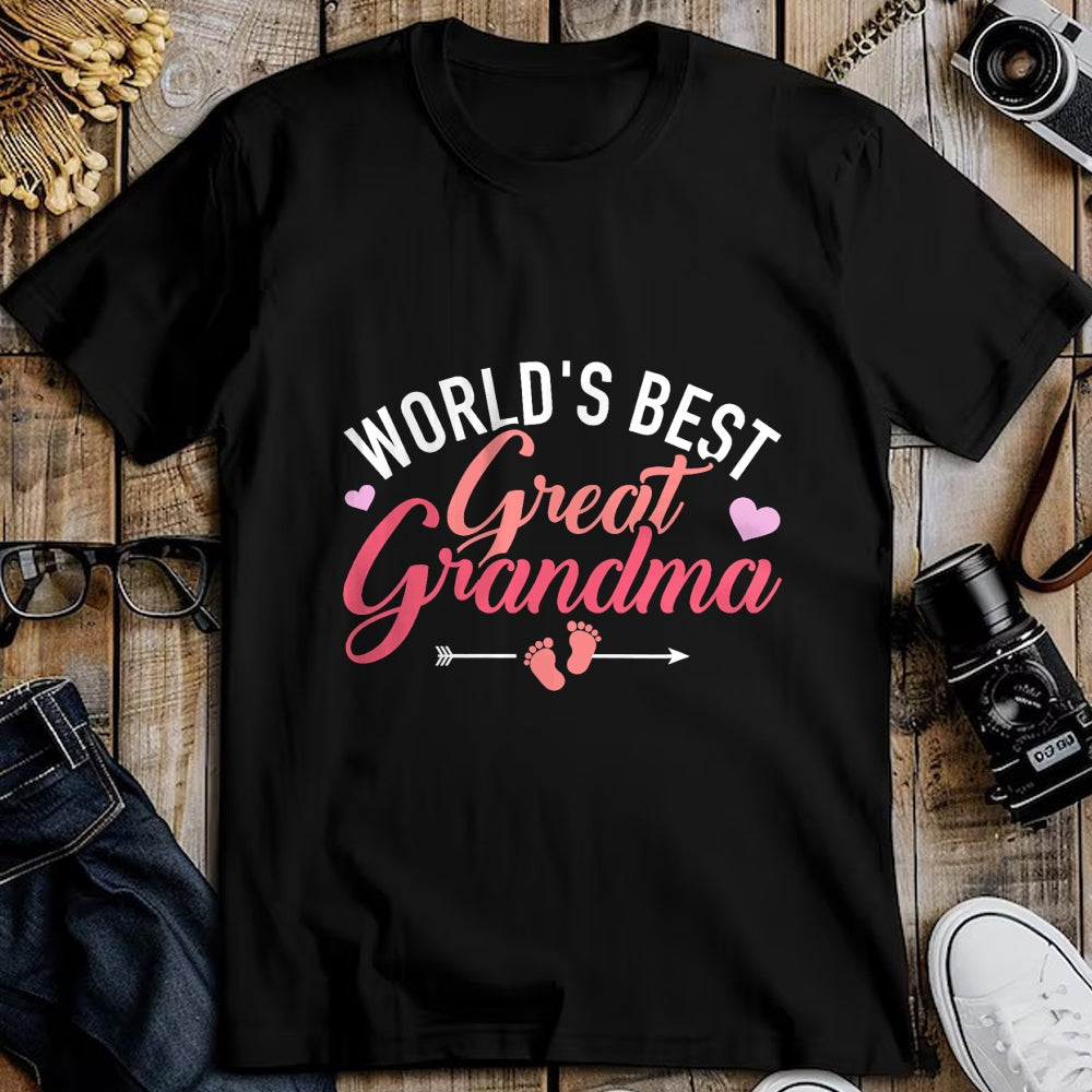 Best Grandma Shirt, Proud Grandma Unisex T-Shirt/Hoodie/Sweatshirt HLT00 - World's best great grandma T-Shirt