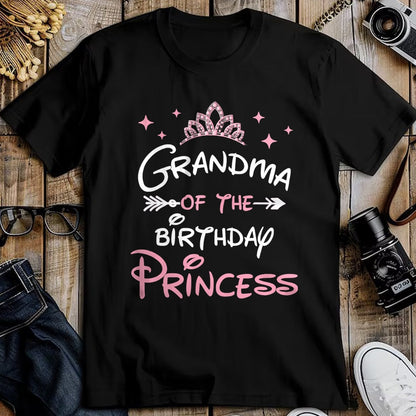 Best Grandma Shirt, Proud Grandma Unisex T-Shirt/Hoodie/Sweatshirt HLT00 - Grandma Of The Birthday Princess Toddler Kid Girl Family T-Shirt