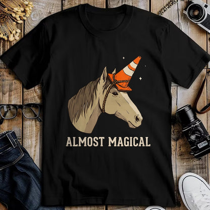 Best Horse Lover Shirt , Funny Horse UnisexT-Shirt/Hoodie/Sweatshirt HLT00 - Almost Magical Funny Horse Traffic Cone Unicorn T-Shirt