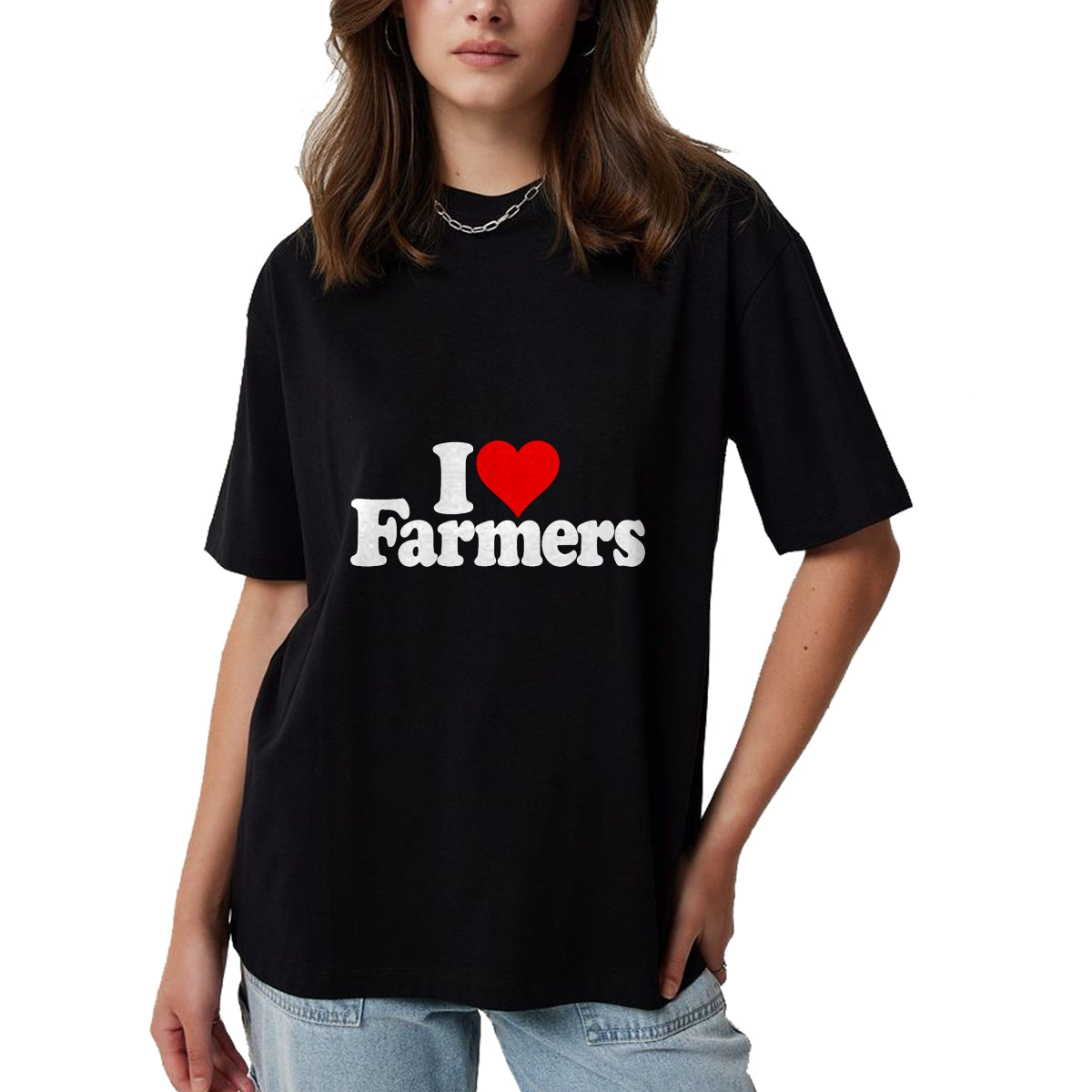 Best Farmer Life Shirt, Funny Farmer UnisexT-Shirt/Hoodie/Sweatshirt HLT00 - I LOVE HEART FARMERS T-Shirt