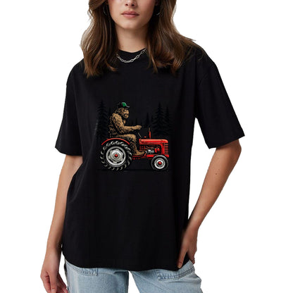 Best Farmer Life Shirt, Funny Farmer UnisexT-Shirt/Hoodie/Sweatshirt HLT00 - Bigfoot Tractor Farming Funny Farmer Sasquatch Lovers T-Shirt