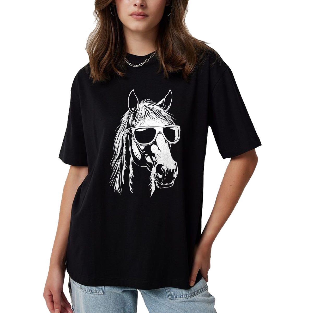 Best Horse Lover Shirt , Funny Horse UnisexT-Shirt/Hoodie/Sweatshirt HLT00 - Funny Horse Sunglasses T-Shirt