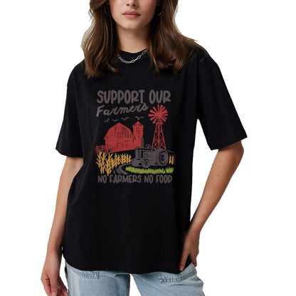 Best Farmer Life Shirt, Funny Farmer UnisexT-Shirt/Hoodie/Sweatshirt HLT00 - Support Our Farmer No Farmers No Food T-Shirt