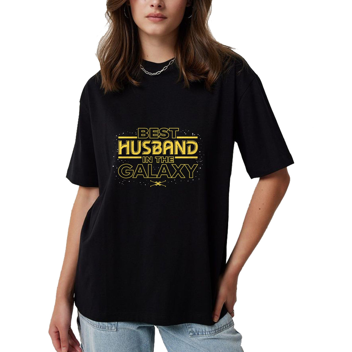 Best Wife Shirt, Wife and Husband Unisex T-Shirt/Hoodie/Sweatshirt HLT00 - Star Wars Best Husband in the Galaxy Birthday Anniversary T-Shirt