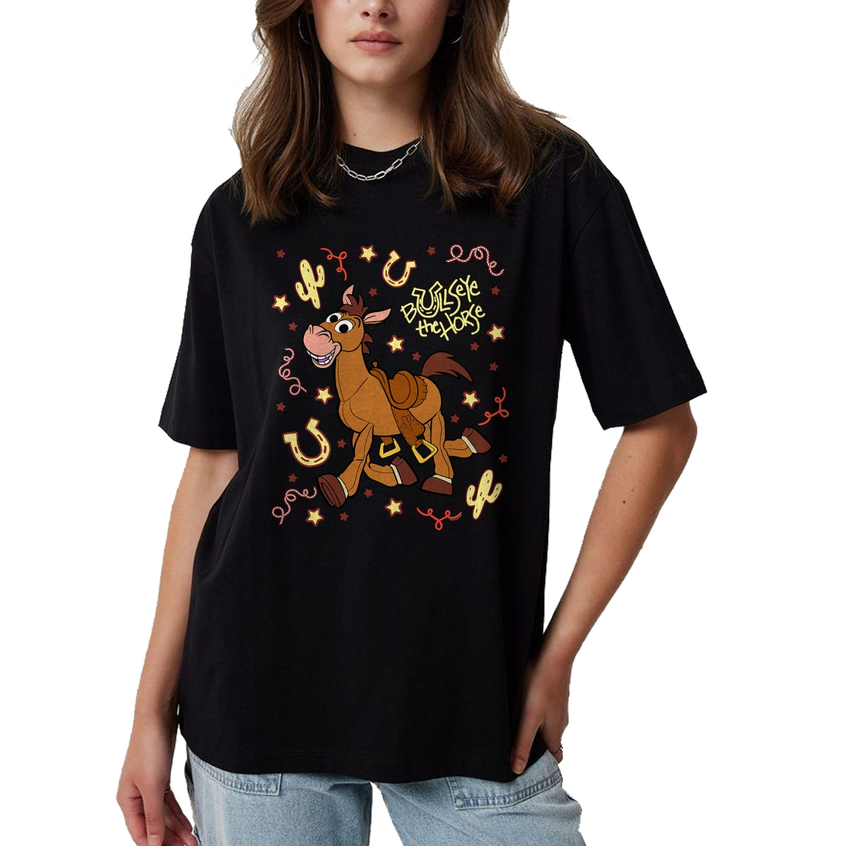Best Horse Lover Shirt , Funny Horse UnisexT-Shirt/Hoodie/Sweatshirt HLT00 - Disney and Pixar_s Toy Story Bullseye Horse Western Collage T-Shirt