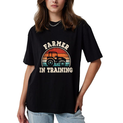 Best Farmer Life Shirt, Funny Farmer UnisexT-Shirt/Hoodie/Sweatshirt HLT00 - Farmer in Training Tractor Funny Farming Boys Girls Kids T-Shirt