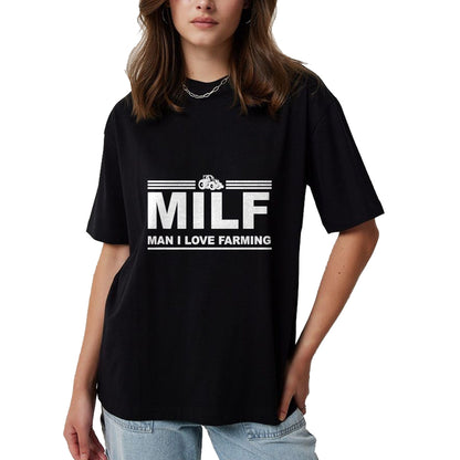 Best Farmer Life Shirt, Funny Farmer UnisexT-Shirt/Hoodie/Sweatshirt HLT00 - Milf Man I Love Farming Shirt  Farm Farmer Tractor Lover T-Shirt