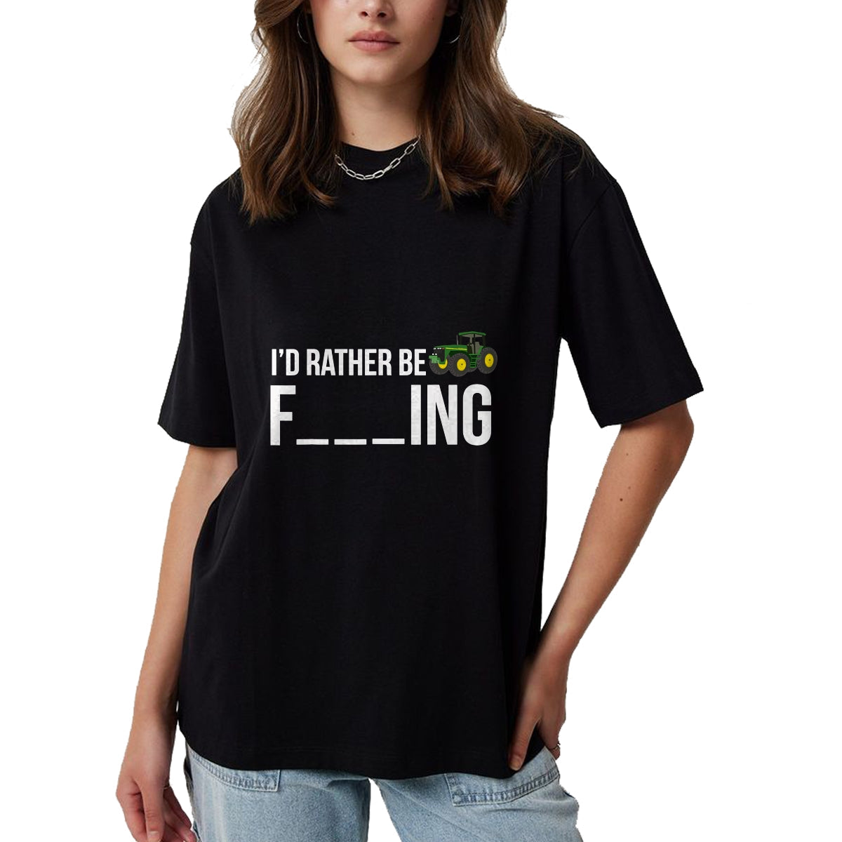 Best Farmer Life Shirt, Funny Farmer UnisexT-Shirt/Hoodie/Sweatshirt HLT00 - I'd Rather Be Farming T-Shirt Funny Farmer Gift Shirt T-Shirt