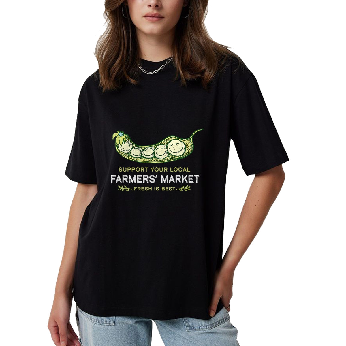 Best Farmer Life Shirt, Funny Farmer UnisexT-Shirt/Hoodie/Sweatshirt HLT00 - Support Your Local Outdoor Farmers' Market Funny Graphic T-Shirt
