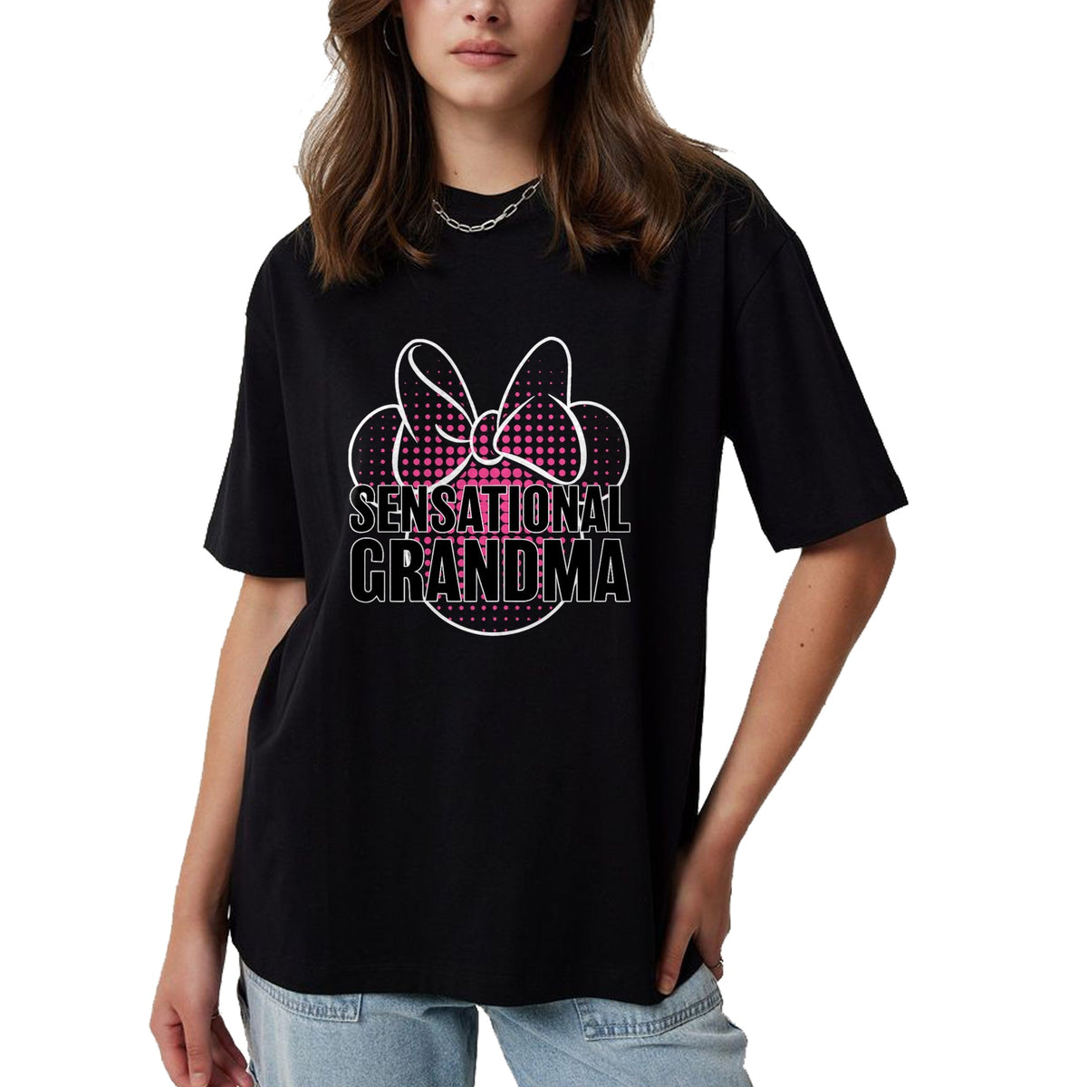 Best Grandma Shirt, Proud Grandma Unisex T-Shirt/Hoodie/Sweatshirt HLT00 - Disney Mickey And Friends Sensational Grandma T-Shirt