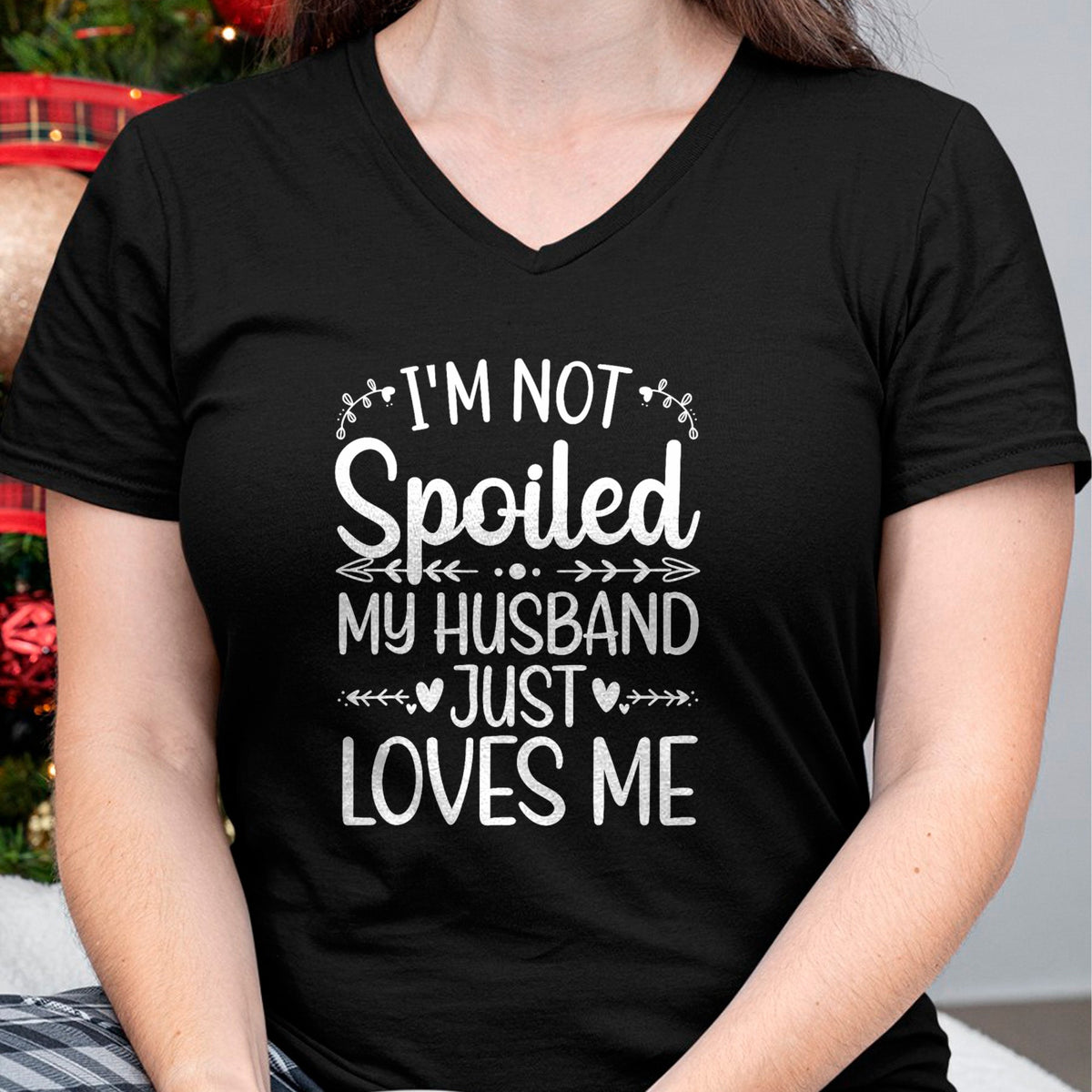 Best Wife Shirt, Wife and Husband Unisex T-Shirt/Hoodie/Sweatshirt HLT00 - Gift for wife T shirt, spoiled wife   Funny Spoiled Wife Art For Women Girls Husband Spoiled Wife T- (4)