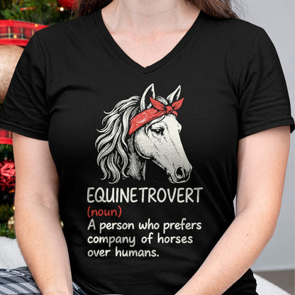 Best Horse Lover Shirt , Funny Horse UnisexT-Shirt/Hoodie/Sweatshirt HLT00 - Equinetrovert Definition Funny Horse Lover T-Shirt
