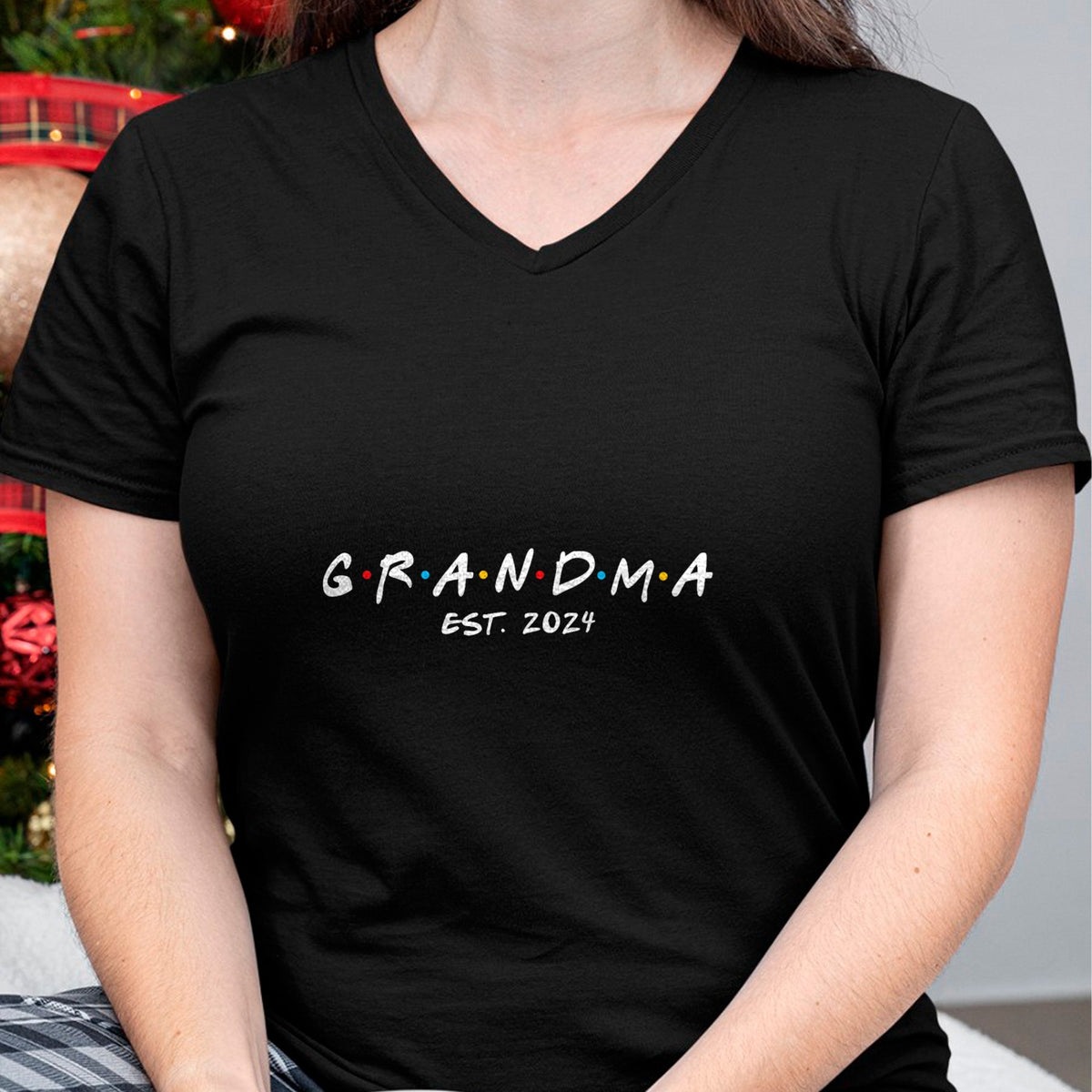 Best Grandma Shirt, Proud Grandma Unisex T-Shirt/Hoodie/Sweatshirt HLT00 - Soon to Be Grandma 2024 Gift Promoted to Grandma Est 2024 T-Shirt (1)