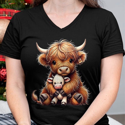 Best Farmer Life Shirt, Funny Farmer UnisexT-Shirt/Hoodie/Sweatshirt HLT00 - Highland Cow Design for Farmers and Highland Cow T-Shirt