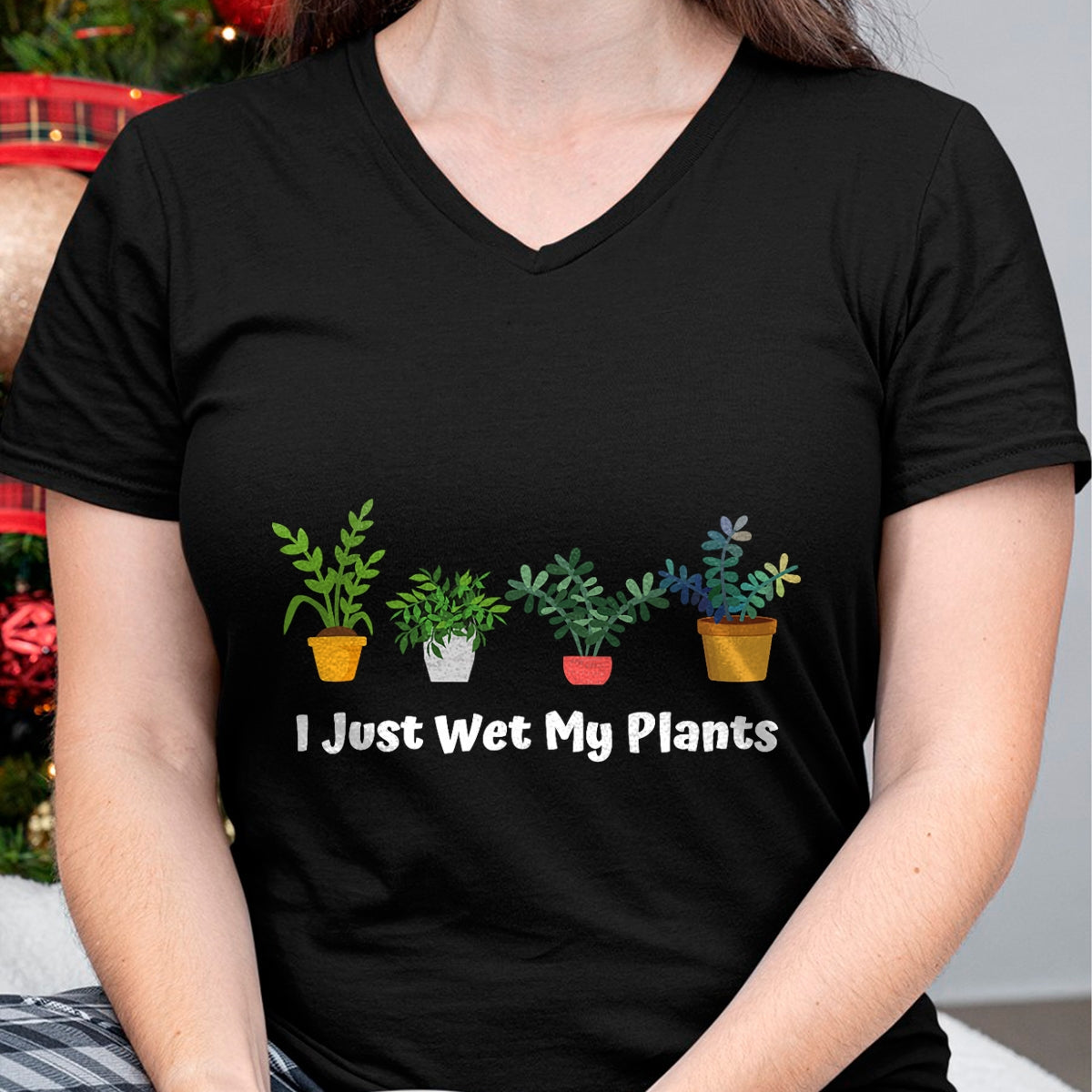 Best Farmer Life Shirt, Funny Farmer UnisexT-Shirt/Hoodie/Sweatshirt HLT00 - I Just Wet My Plants Funny Gardening Gardener Succulent T-Shirt
