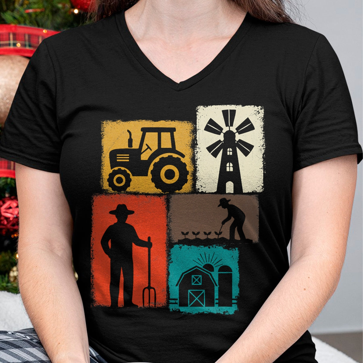 Best Farmer Life Shirt, Funny Farmer UnisexT-Shirt/Hoodie/Sweatshirt HLT00 - Farmer Vintage Collage Farming Men Rancher Cowboy Farm Owner T-Shirt