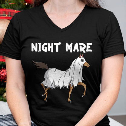 Best Horse Lover Shirt , Funny Horse UnisexT-Shirt/Hoodie/Sweatshirt HLT00 - Horse Ghost Night Mare  Equestrian Horse Lover Halloween T-Shirt