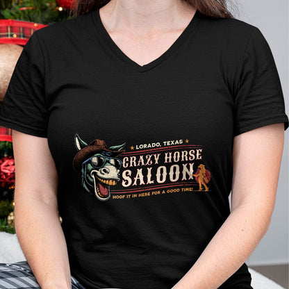 Best Horse Lover Shirt , Funny Horse Unisex T-Shirt/Hoodie/Sweatshirt HLT00 - Crazy Horse Saloon Bar T-Shirt