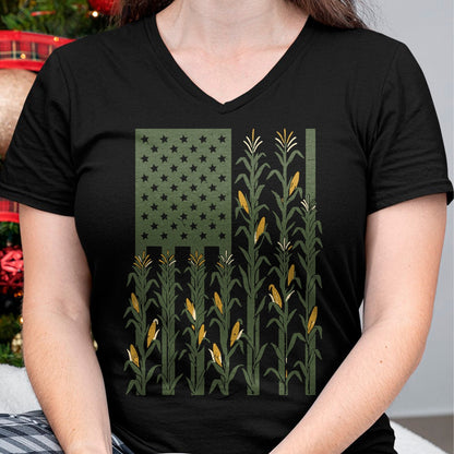 Best Farmer Life Shirt, Funny Farmer UnisexT-Shirt/Hoodie/Sweatshirt HLT00 - Youth Corn US America Flag Funny Farmer Farm Mens Women Kids T-Shirt