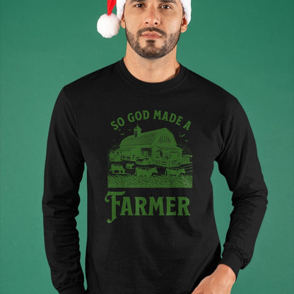 Best Farmer Life Shirt, Funny Farmer UnisexT-Shirt/Hoodie/Sweatshirt HLT00 - So God Made a Farmer Country Life T-Shirt for Fans T-Shirt