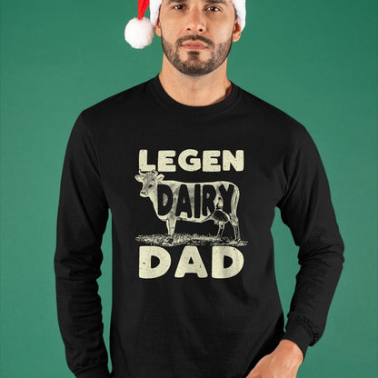 Best Farmer Life Shirt, Funny Farmer UnisexT-Shirt/Hoodie/Sweatshirt HLT00 - Legen Dairy Dad Cow Farmer Father's Day T-Shirt for Men T-Shirt