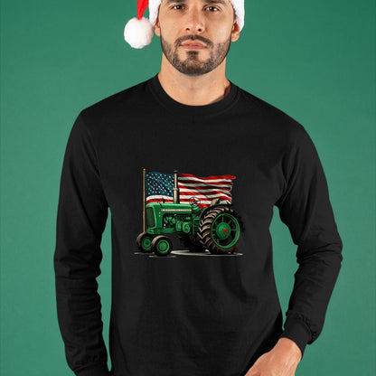 Best Farmer Life Shirt, Funny Farmer UnisexT-Shirt/Hoodie/Sweatshirt HLT00 - Agriculture Farm Tractor USA Flag Tractor American Farm USA T-Shirt