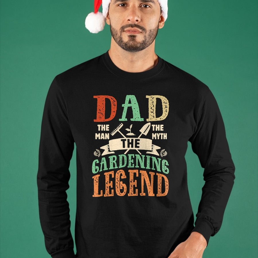 Best Farmer Life Shirt, Funny Farmer UnisexT-Shirt/Hoodie/Sweatshirt HLT00 - Dad The Man The Myth The Gardening Legend Father Gardener T-Shirt