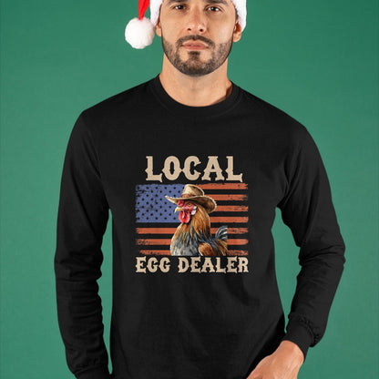 Best Farmer Life Shirt, Funny Farmer UnisexT-Shirt/Hoodie/Sweatshirt HLT00 - Local Egg Dealer Rooster Farmer Chicken T-Shirt