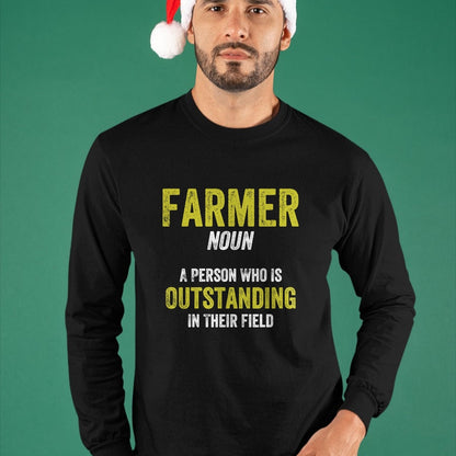 Best Farmer Life Shirt, Funny Farmer UnisexT-Shirt/Hoodie/Sweatshirt HLT00 - Farmer Outstanding In Their Field Farming Gift For Farmers T-Shirt