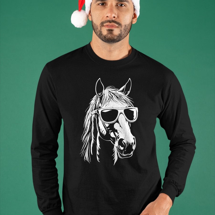 Best Horse Lover Shirt , Funny Horse UnisexT-Shirt/Hoodie/Sweatshirt HLT00 - Funny Horse Sunglasses T-Shirt