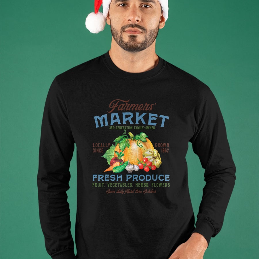 Best Farmer Life Shirt, Funny Farmer UnisexT-Shirt/Hoodie/Sweatshirt HLT00 - Vintage Farmers Market Support Local Farms Gardening T-Shirt