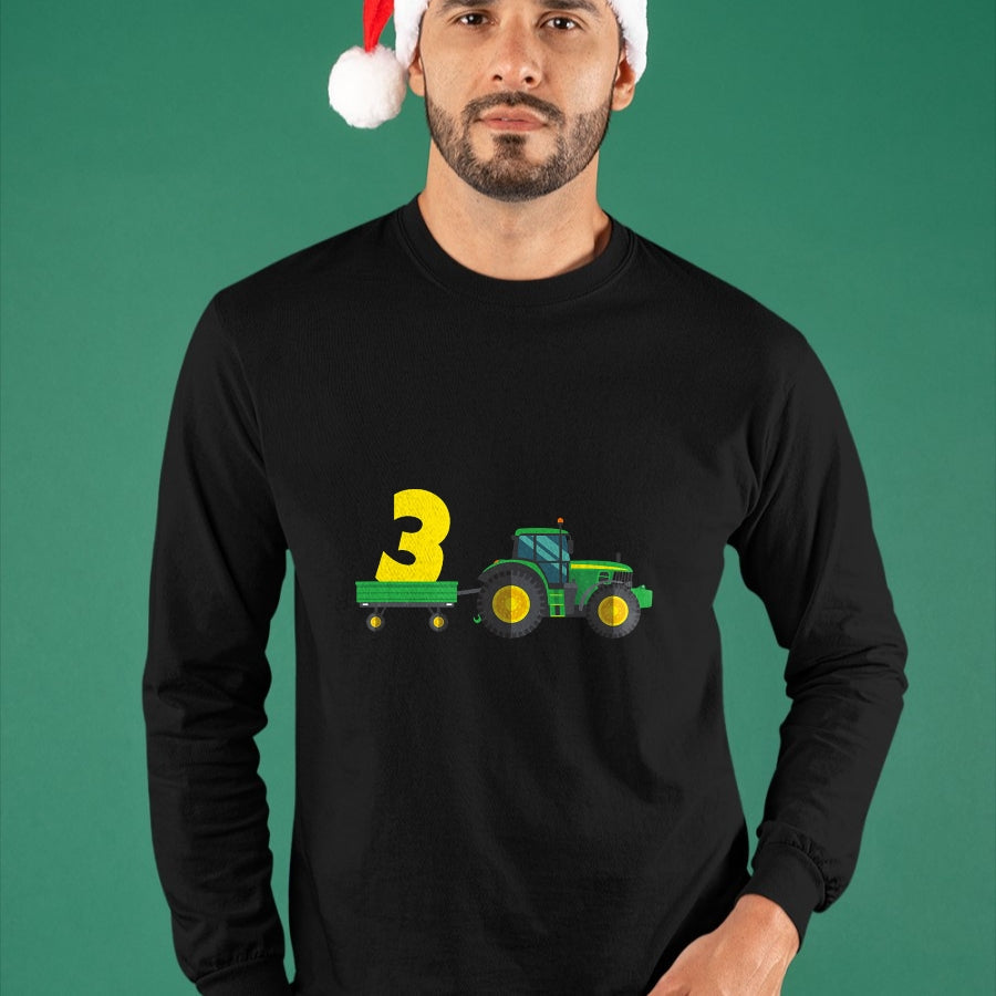 Best Farmer Life Shirt, Funny Farmer UnisexT-Shirt/Hoodie/Sweatshirt HLT00 - Kids Farm 3 years old 3rd birthday tractor T-Shirt